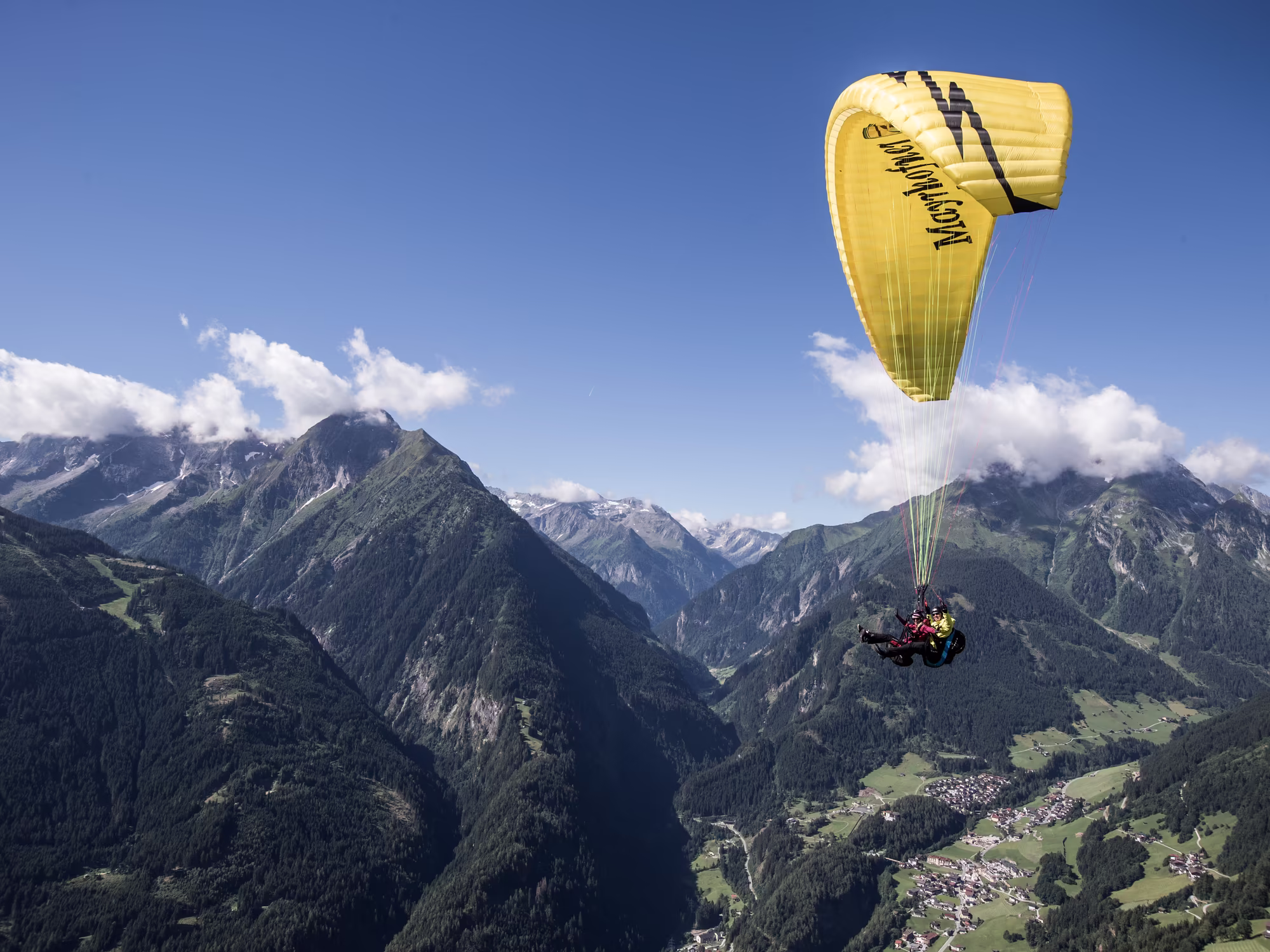 Action Sport Paragliding © Archiv TVB Mayrhofen / Dominic Ebenbichler